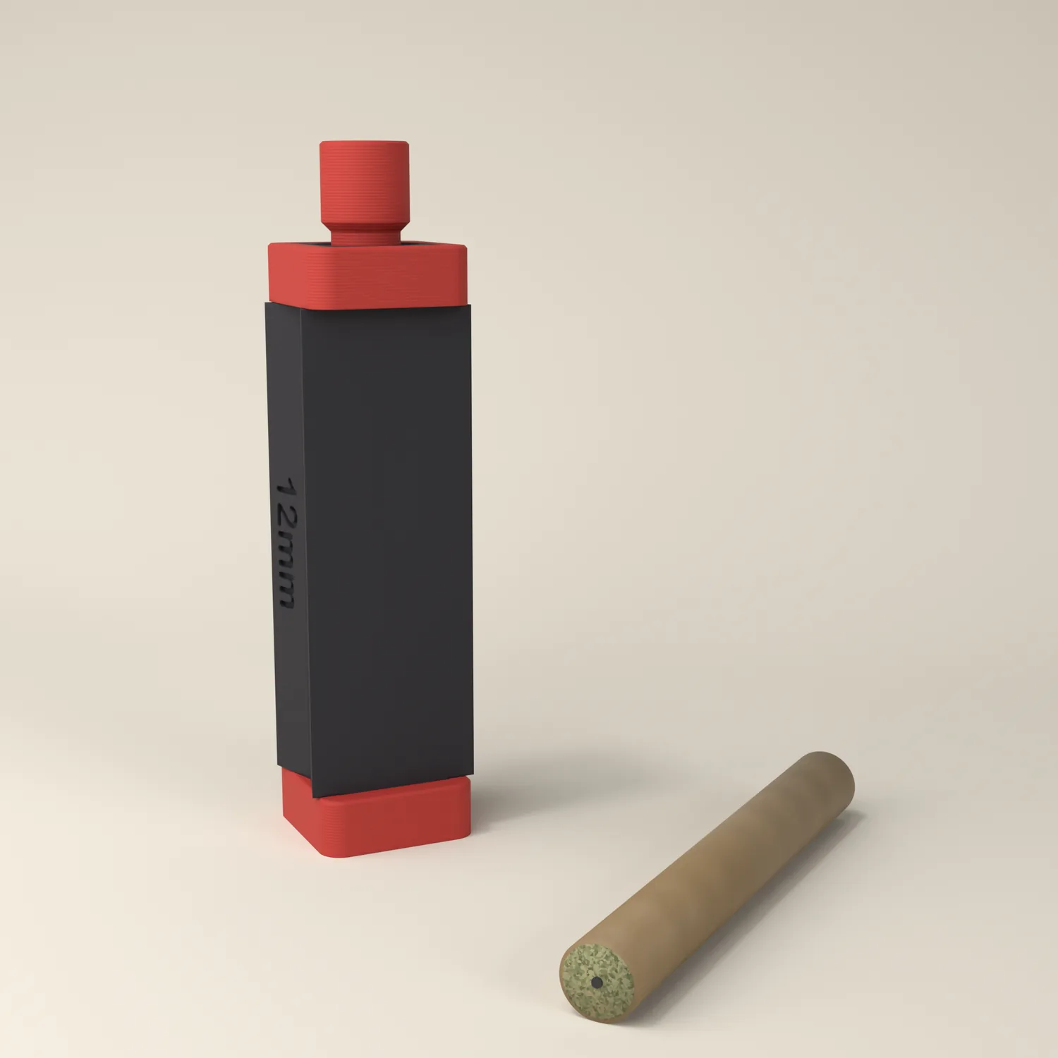 12mm Cannagar Mould with a finished cannagar